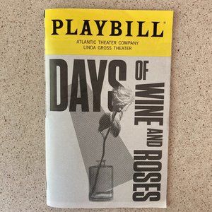 Kelli O'Hara & Brian d'Arcy James Days of Wine and Roses Playbill Off Broadway